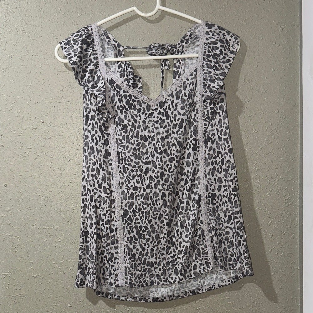 Leopard Print Women's Top